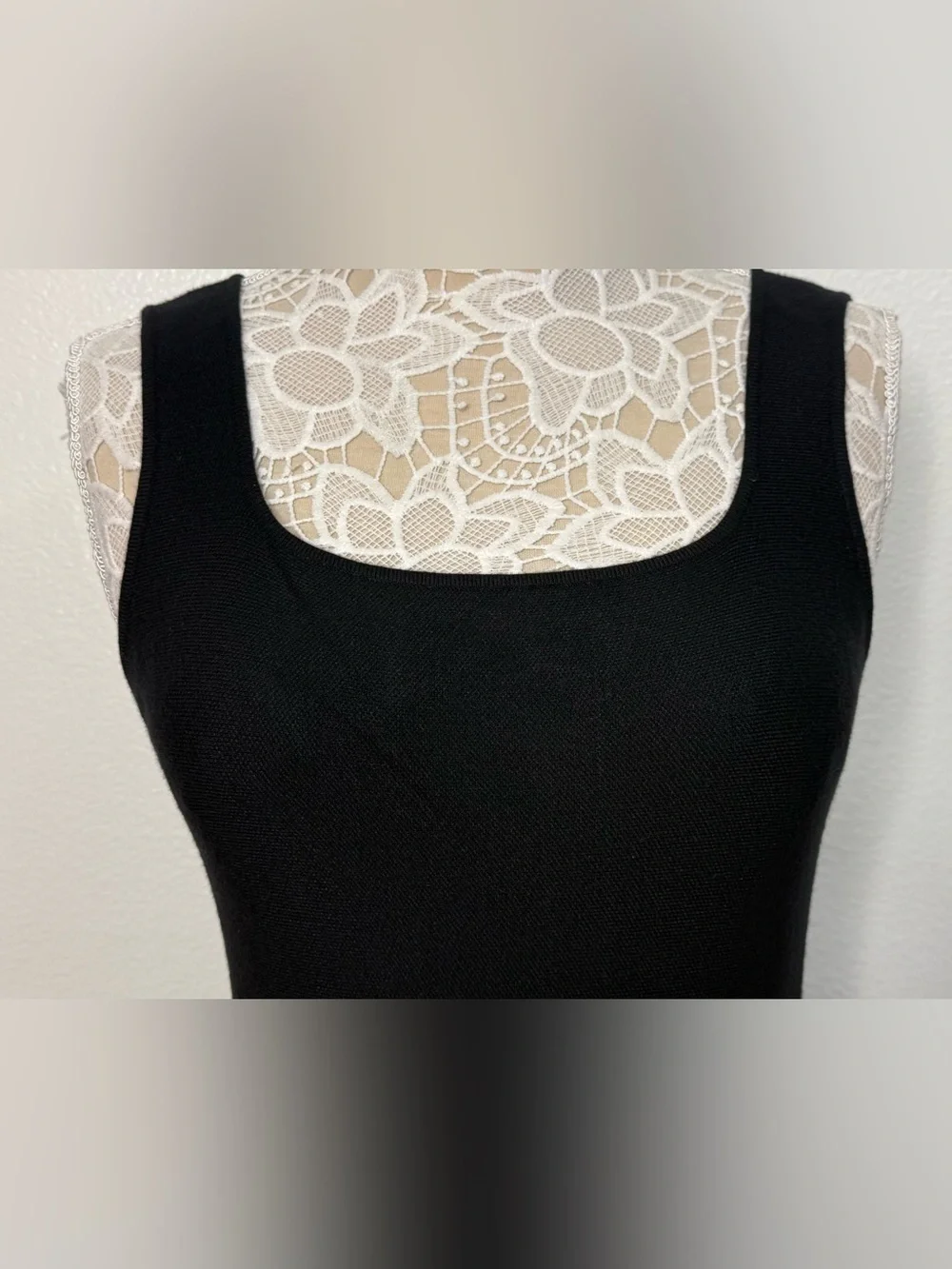 Pleated Knit Tank Dress - - Picture 5 of 11